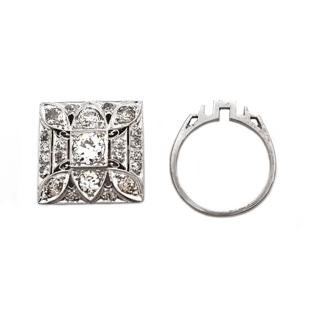 Palais Diamond Ring Pendant Ring-Dant