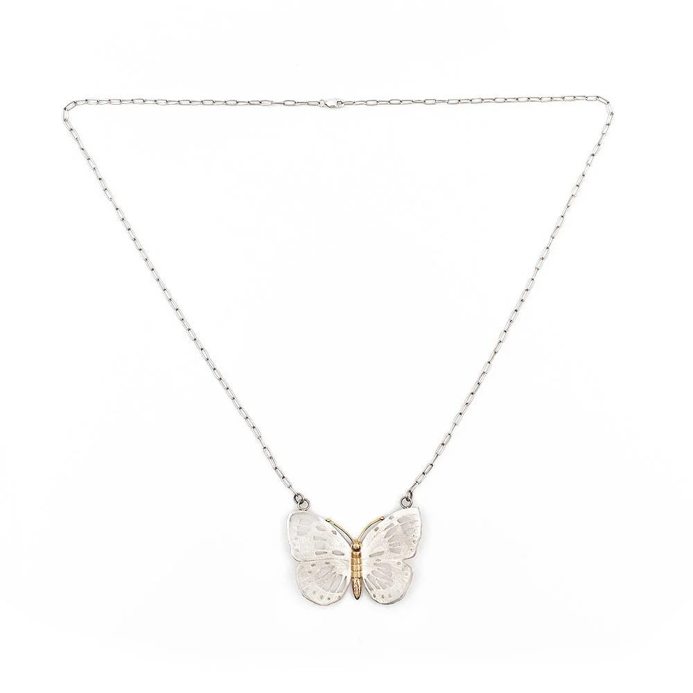 Queen of the Night Butterfly Necklace by James Cleland