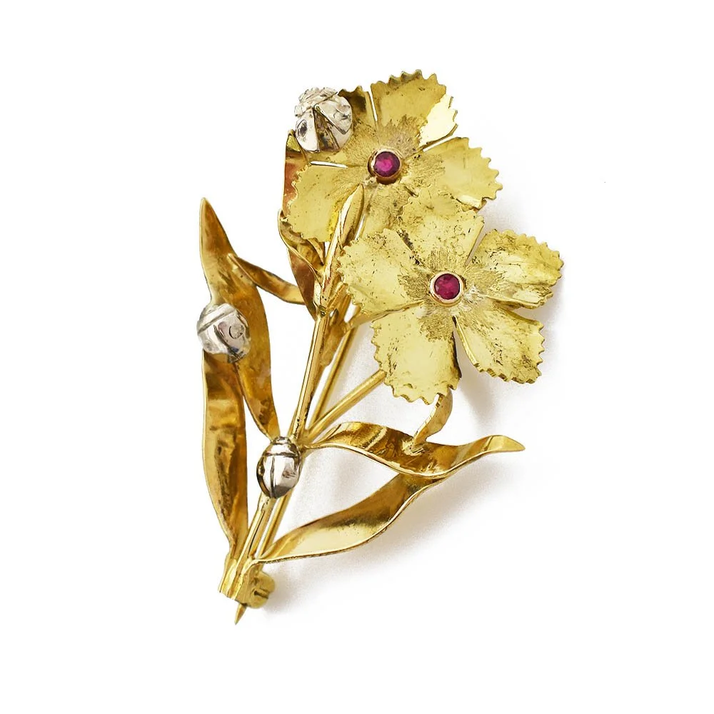 James Cleland Sweet William Flower Pin