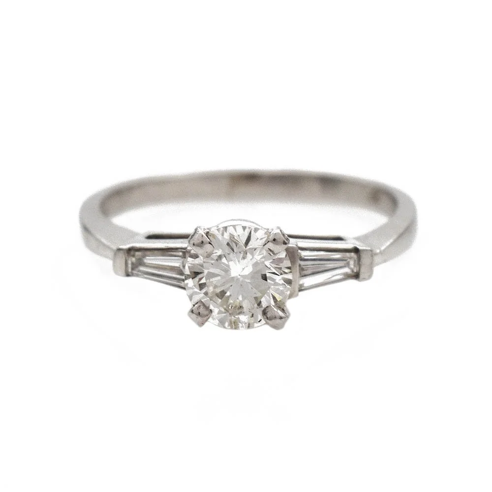 Classic Diamond Engagement Ring Platinum