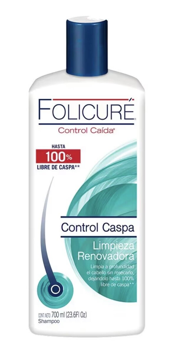 Holde sort Pigment Shampoo Folicuré Men Control Caspa 2 en 1 Limpieza Renovadora 700ml —  Mexicansstuff