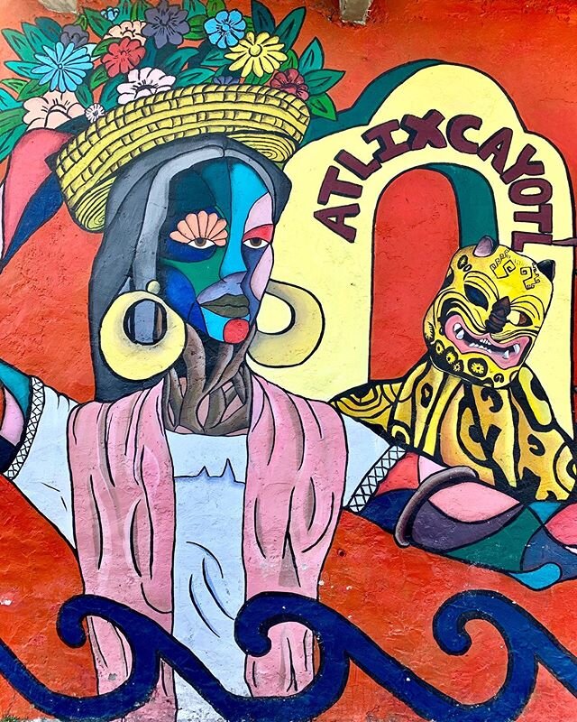 I stumbled upon these photos from a walk in Atlixco 5 months ago and I find the color + beauty of the murals quite energizing 🌈 .

Atlixcayotl is a Nahuatl phrase that roughly translates to &ldquo;the great Atlixco tradition&rdquo;, referring to an 