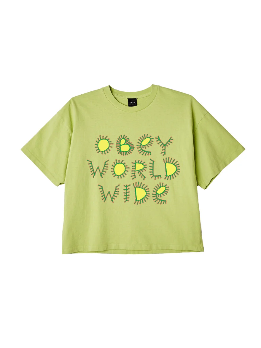OBEY COME TOGETHER T-SHIRT GREEN