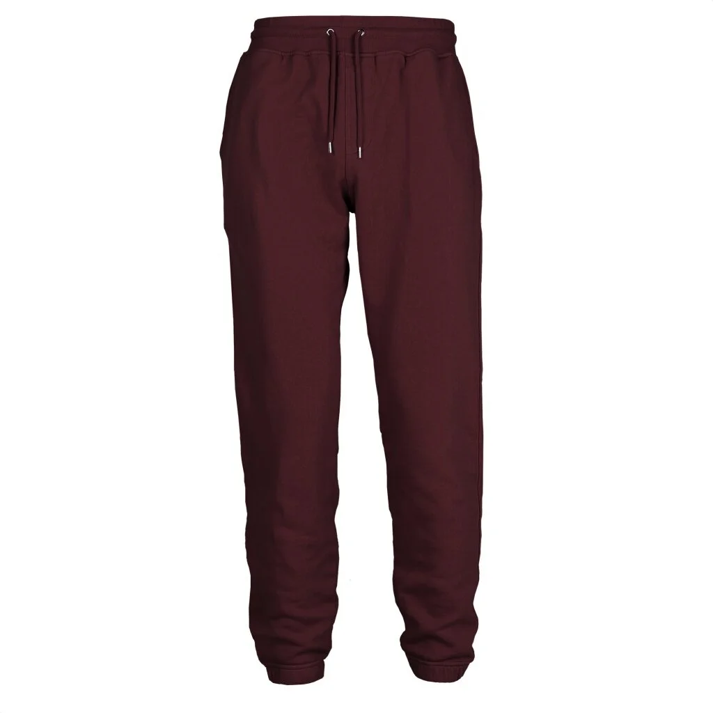 CLASSIC ORGANIC SWEATPANTS OXBLOOD RED