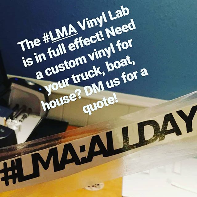 Ever feel the need to put words on your vehicle so everyone knows what's up? #LMA is in the the business of custom vinyls. DM for a quote on what you're loolong for! Or to get #LMA:ALLDAY vinyls, only $1! 
Online store coming one day to www.largemout