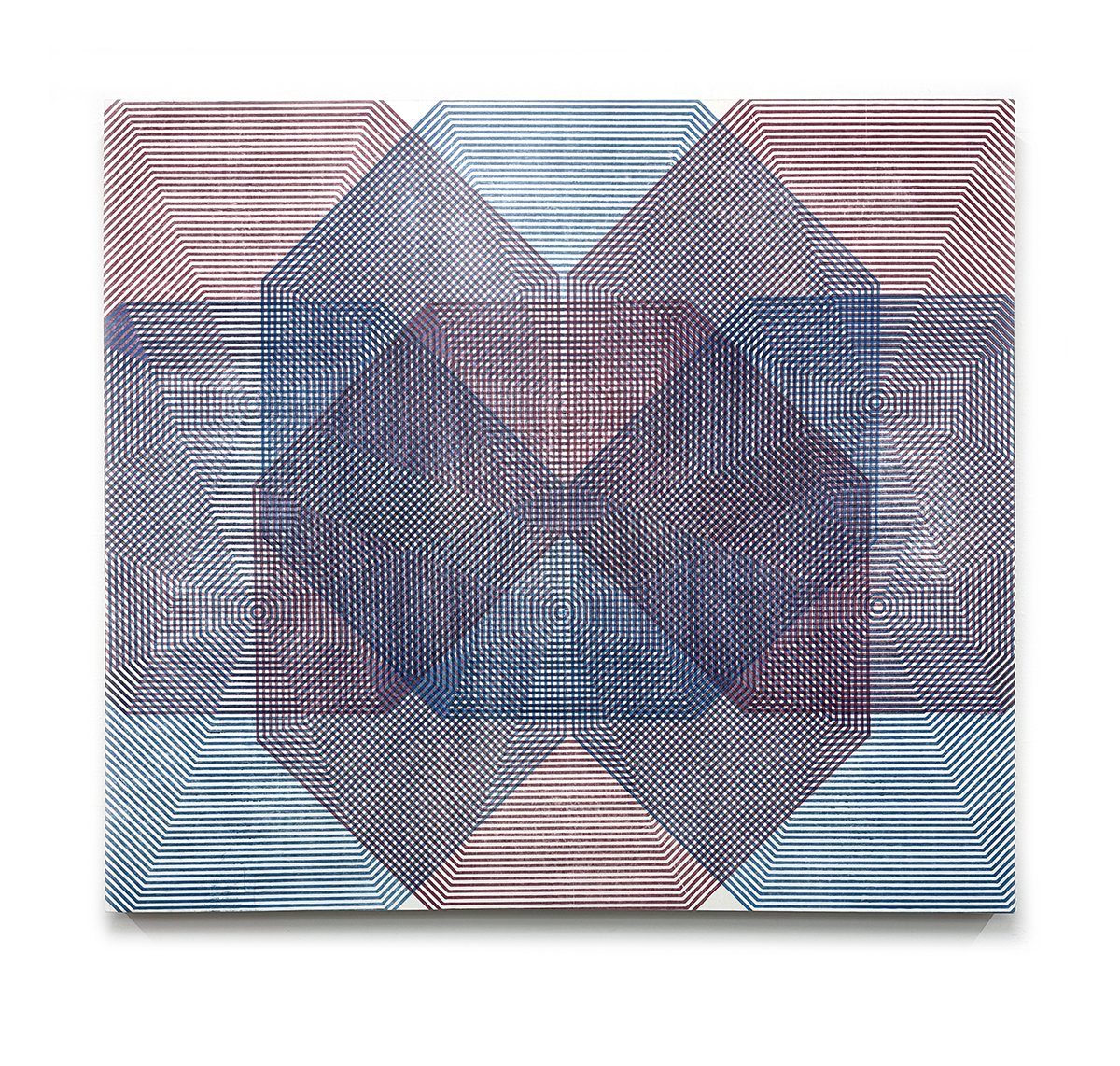 Carrie Ann Plank, Elemental Lattices Purple Blue Variation 3, 47.jpg