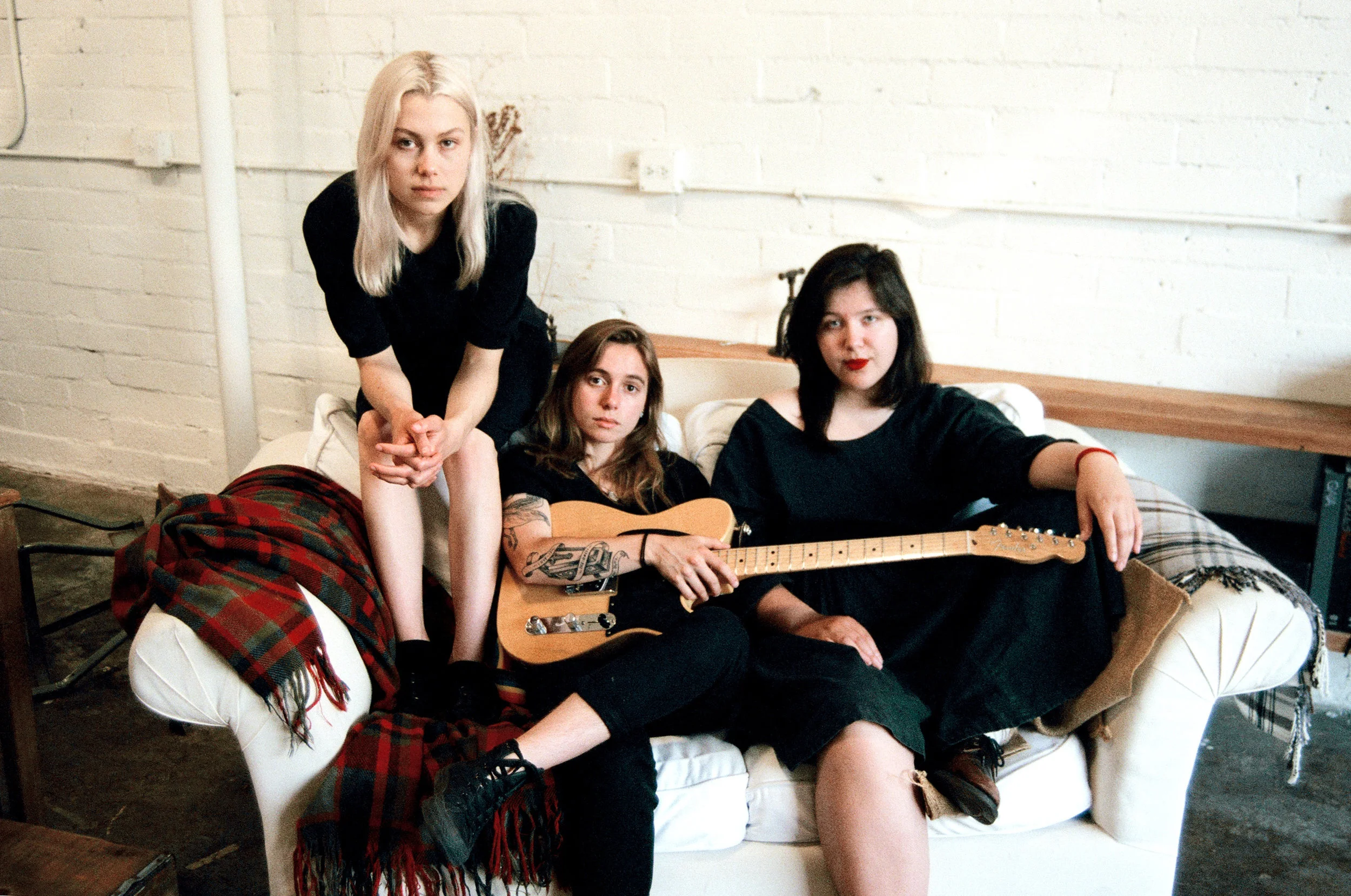 boygenius: Phoebe Bridgers, Julien Baker, and Lucy Dacus.