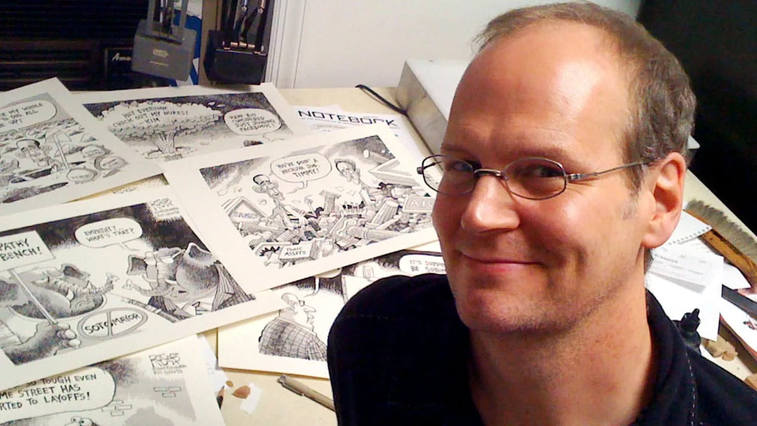On June fourteenth, Burris fired Rob Rogers, the Post-Gazette’s Pulitzer Prize nominated cartoonist.