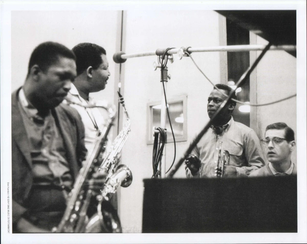 Still from the recording sessions for Miles Davis’s album “Kind of Blue.”