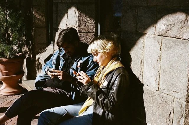 scrolling in the shadows #35mm #nycspc