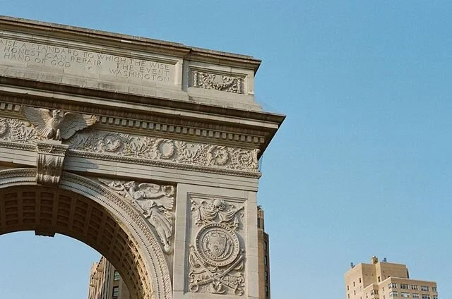 from two different rolls, right across the street from will smith&rsquo;s character&rsquo;s house in I AM LEGEND #35mm #nycspc #portra400