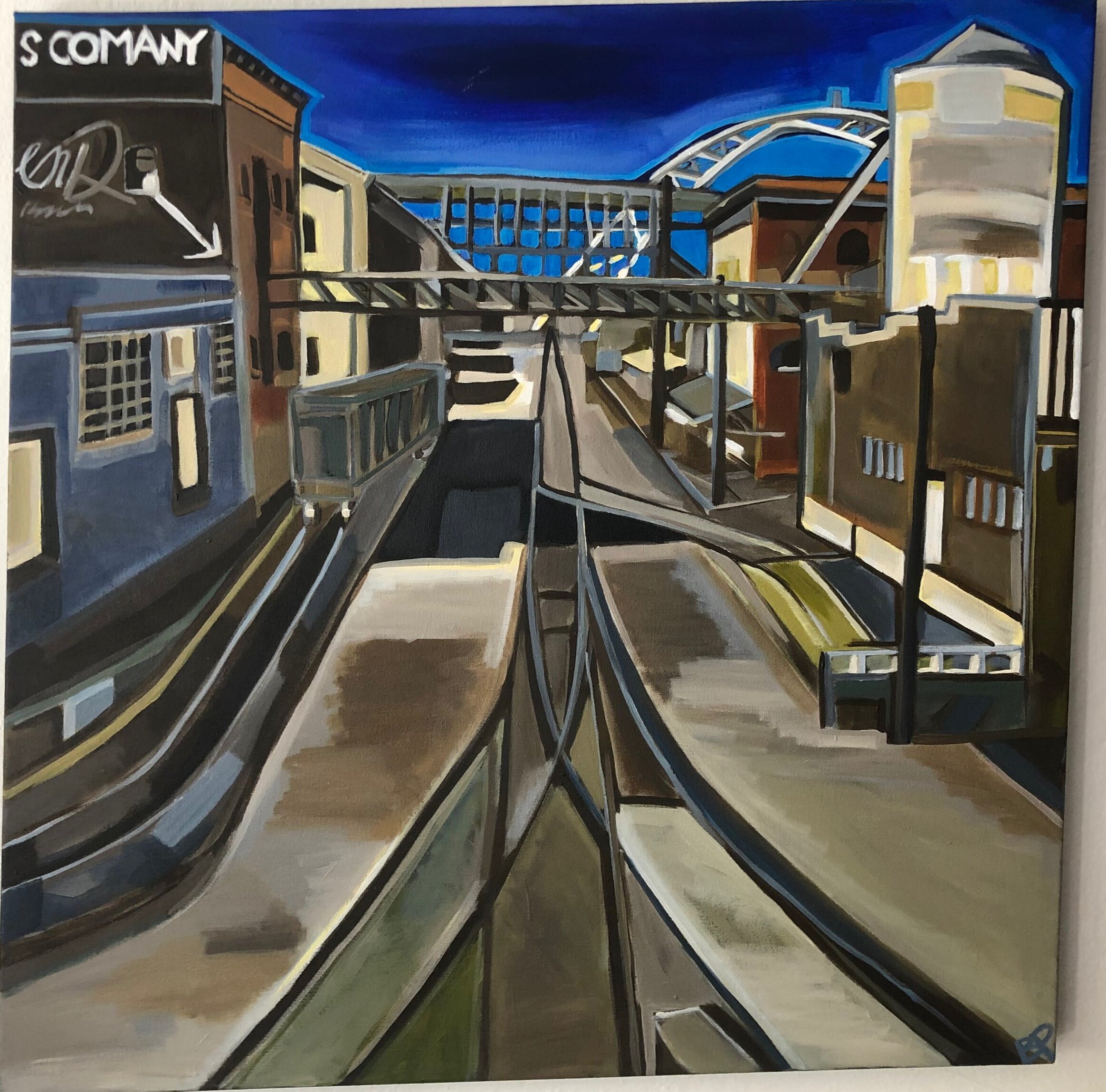 35” x 35” Acrylic on Canvas