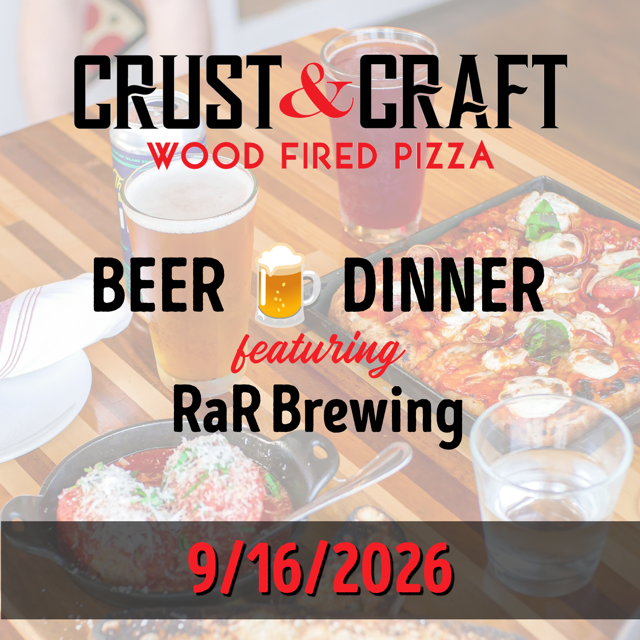Beer Dinner 🍺 RaR Brewing