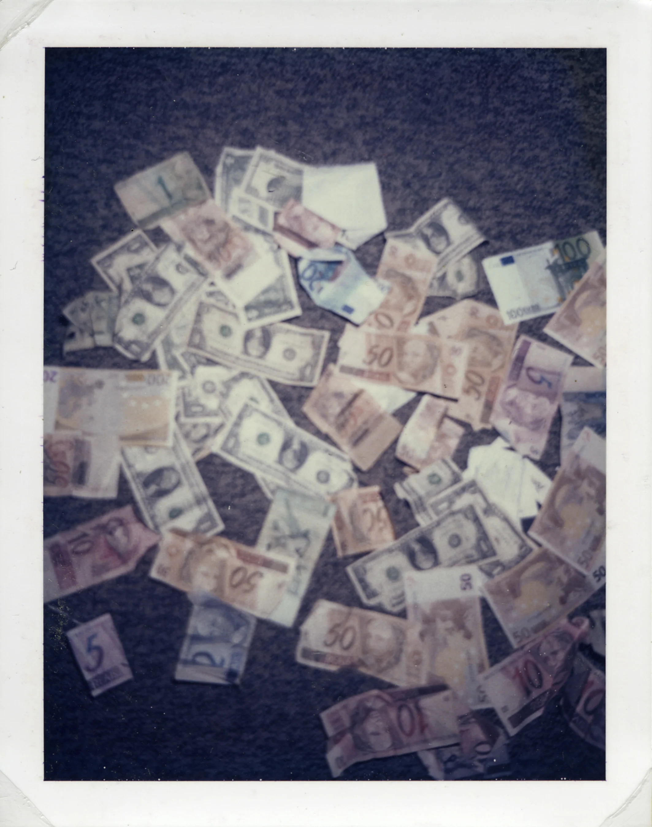 Money on floor, 2003