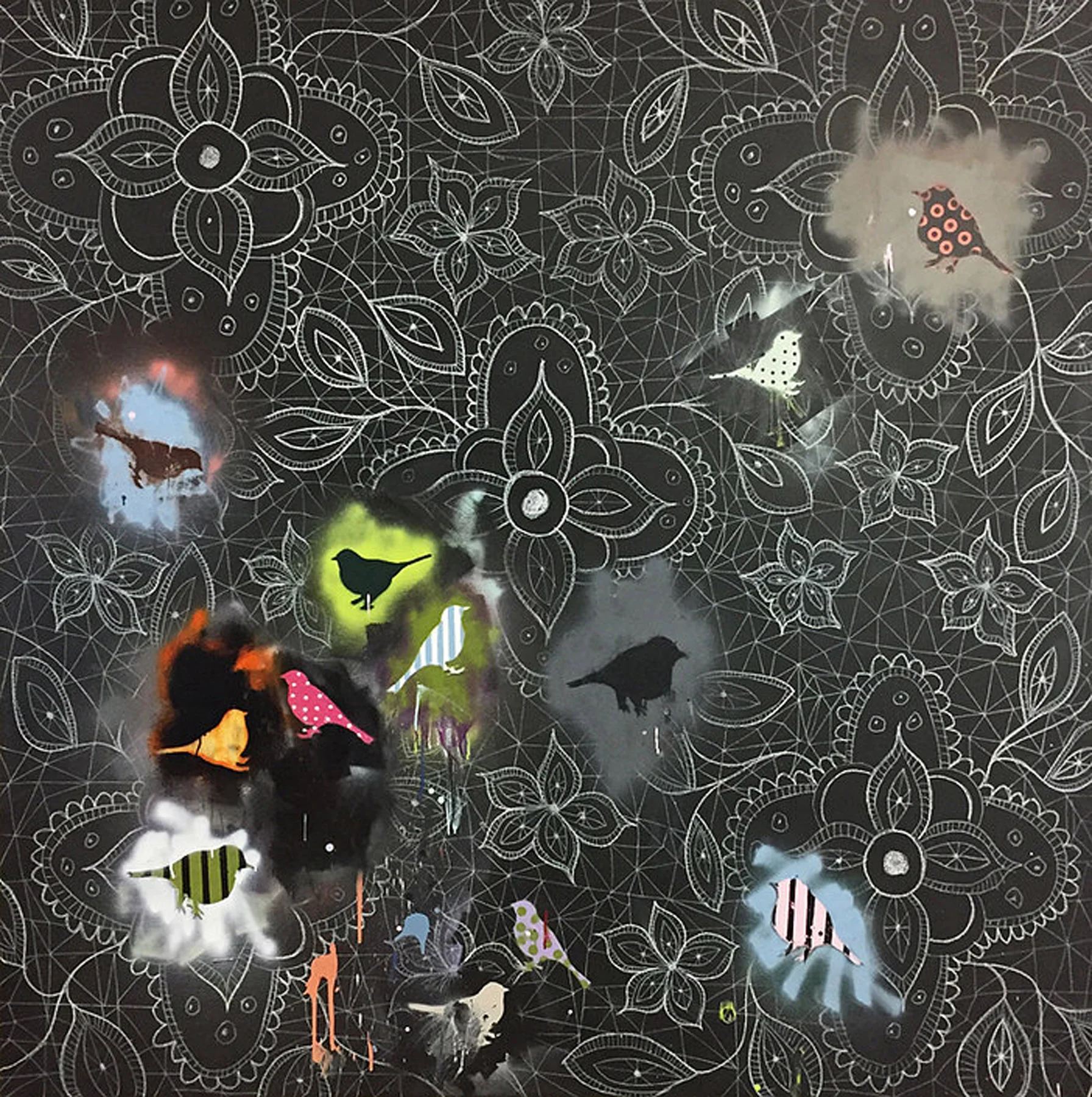 Landscape with Drips, 2017