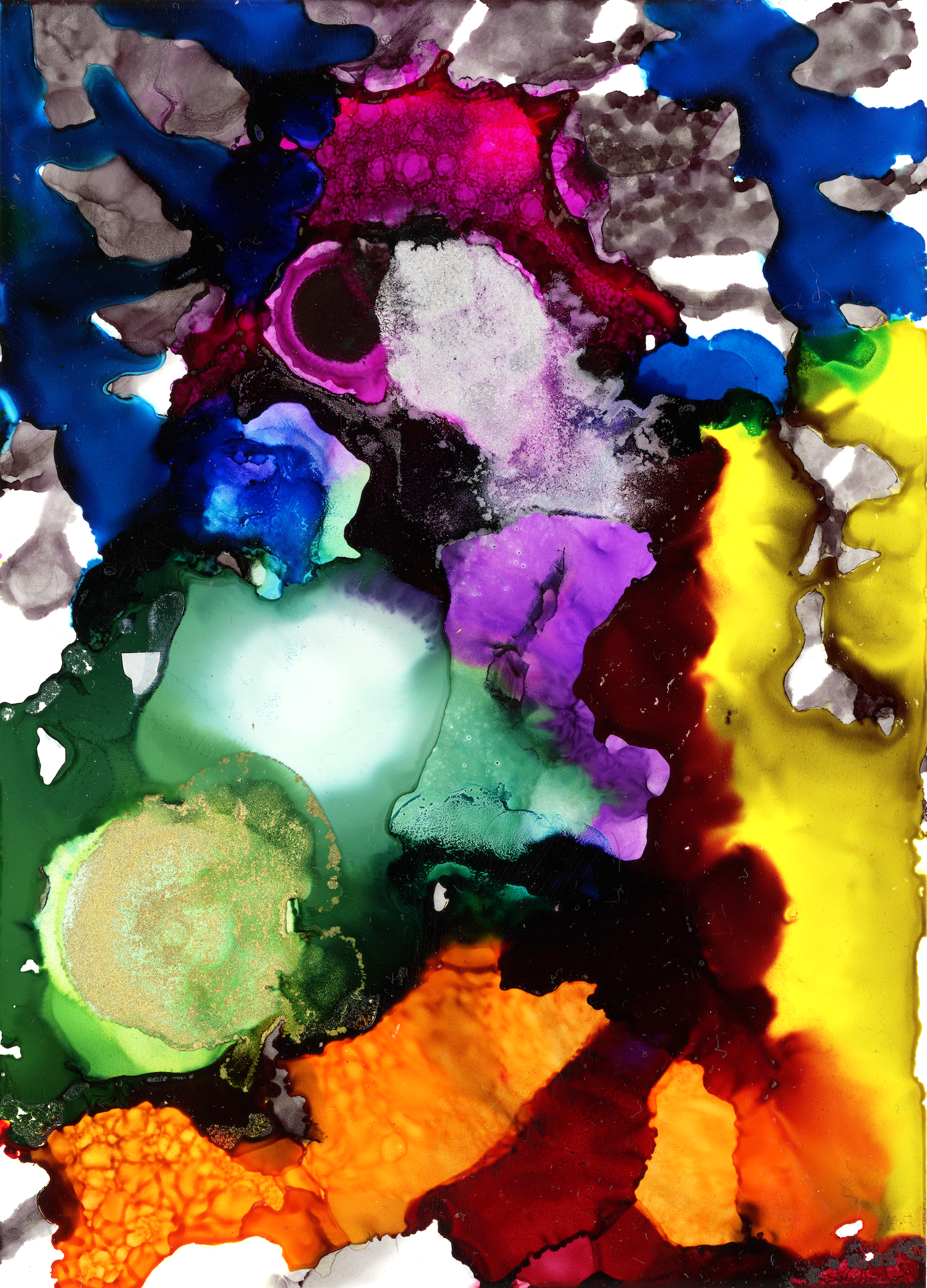 horus Alcohol ink on Heavy Yupo (7 x 5 in.) New York, 2024