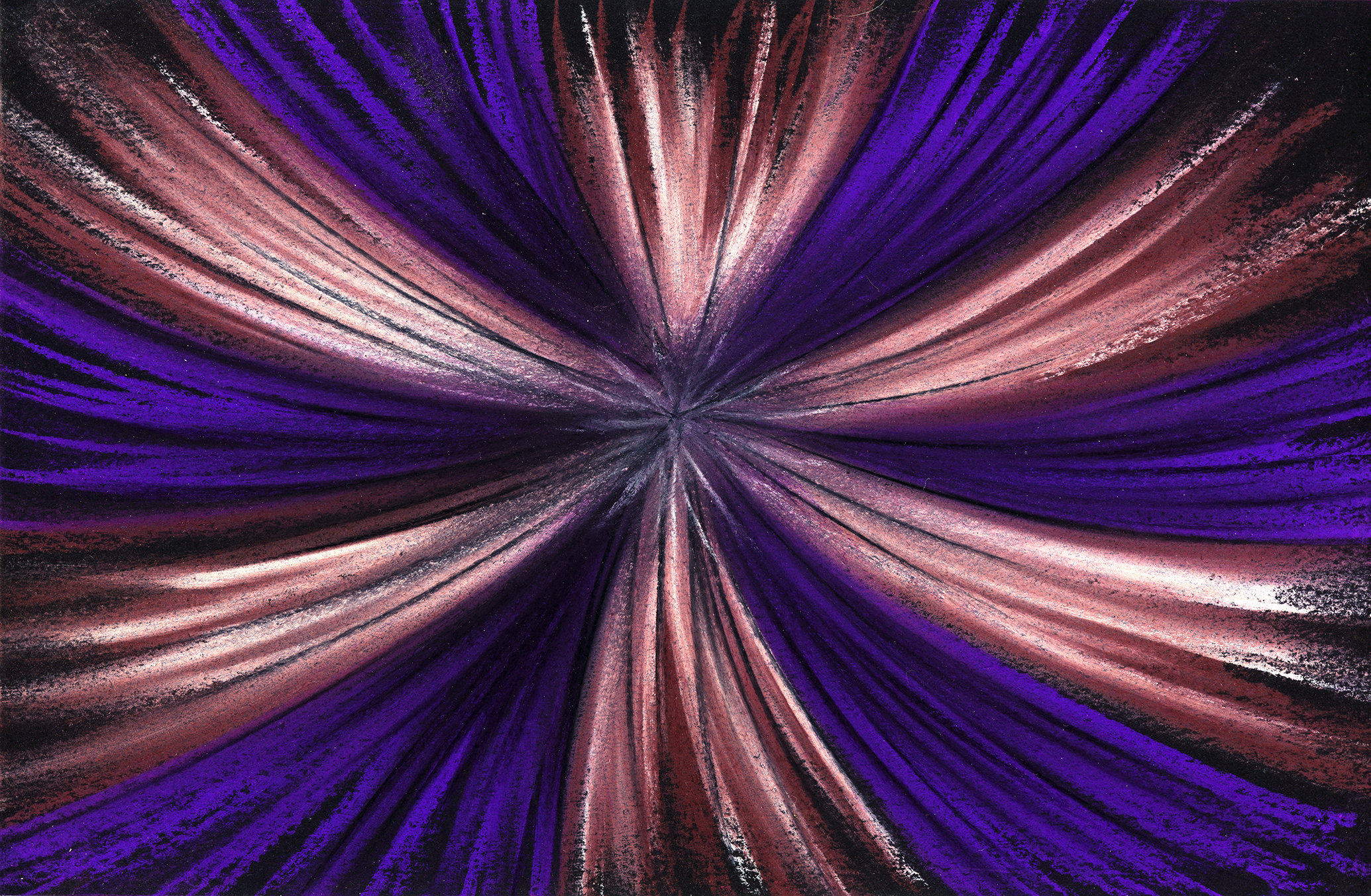 hole Pastel on Black Paper (5.5 x 8.5 in.) New York, 2022