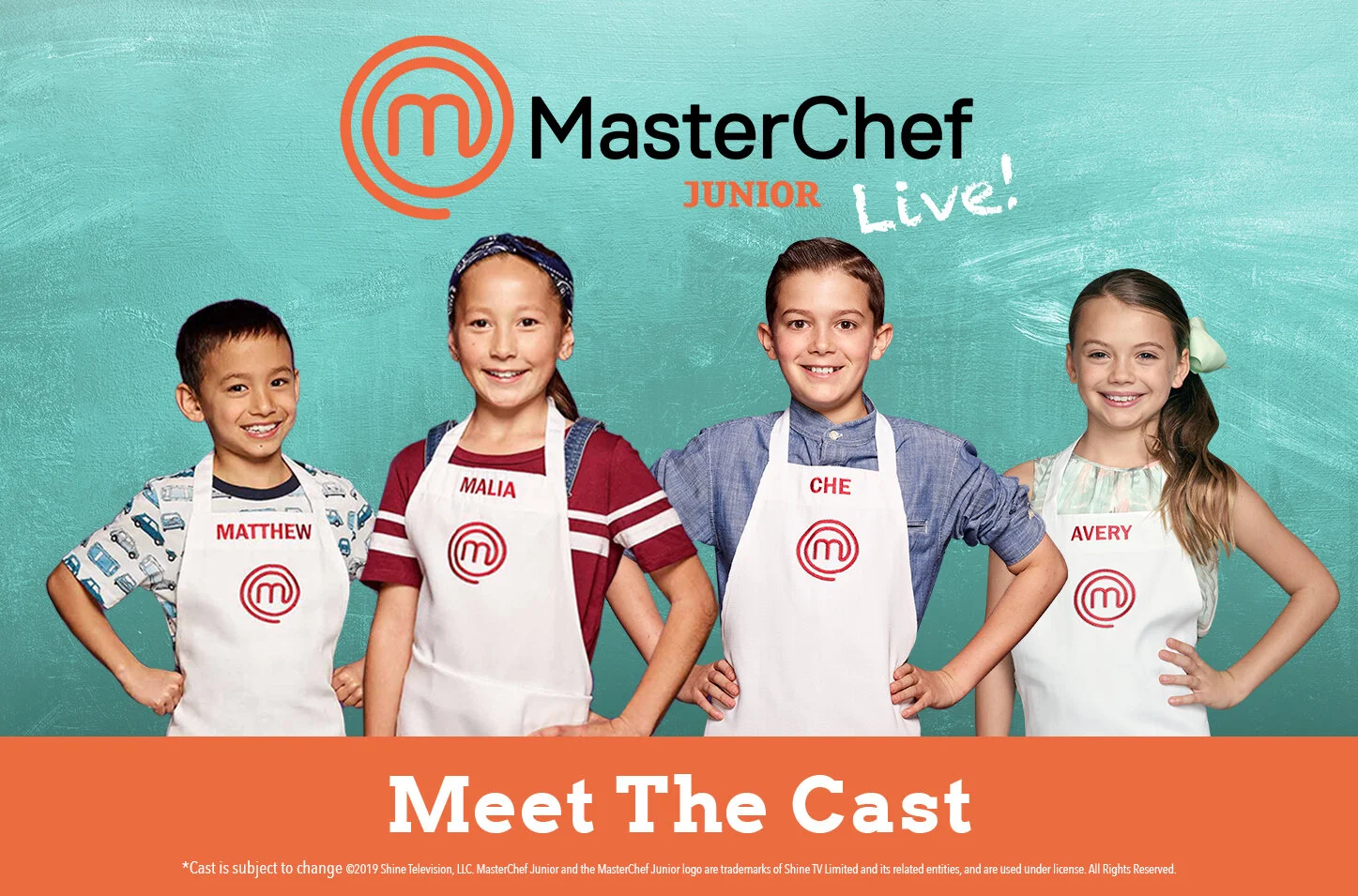 Cast Announced for MASTERCHEF JUNIOR LIVE! Tour at the State Theatre