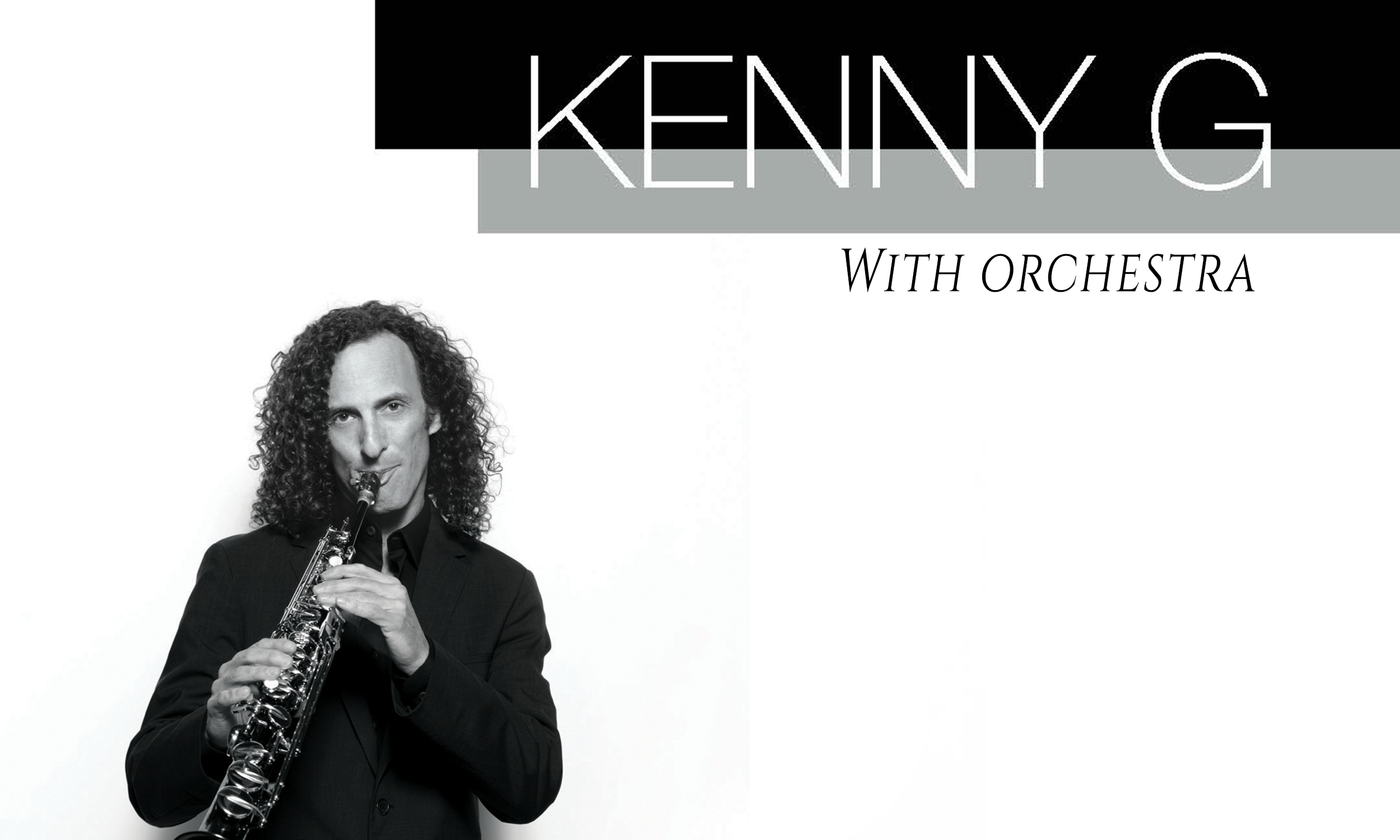 Kenny G with orchestra