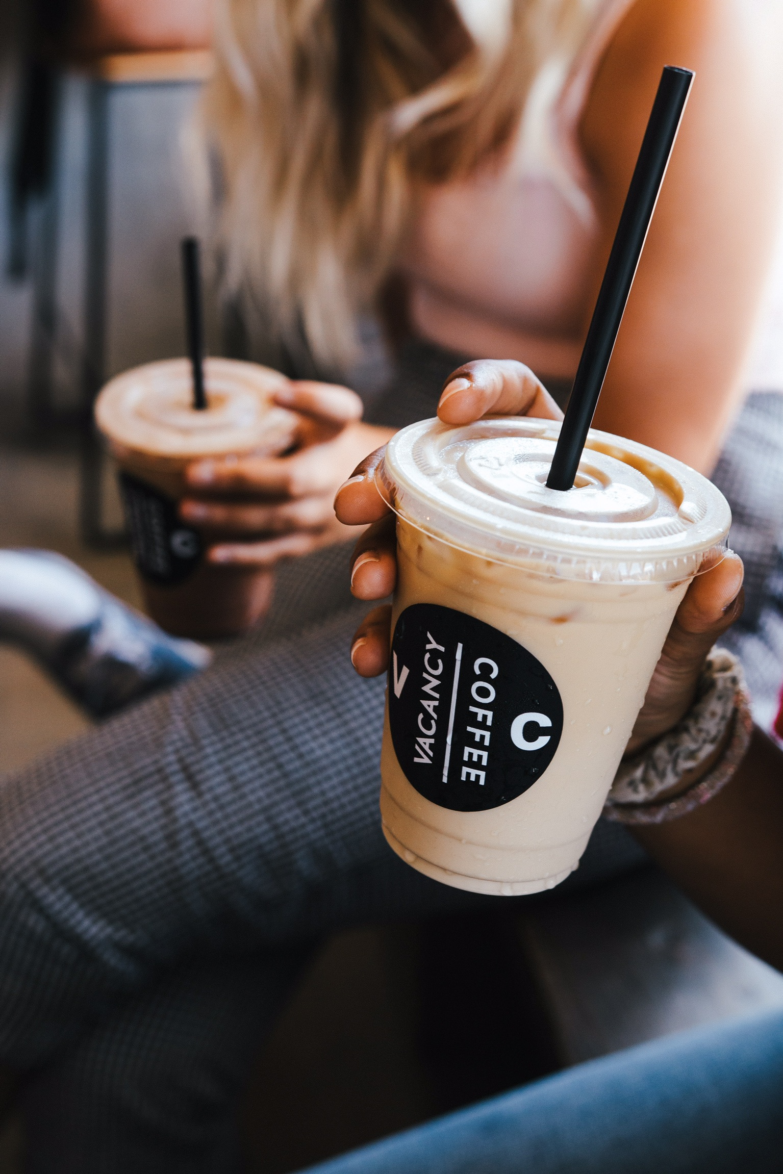 Vacancy Coffee customers with iced coffees.jpeg