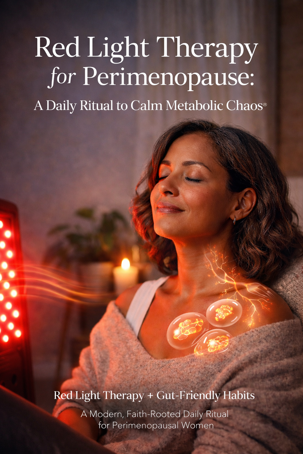 Red Light Therapy for Perimenopause: A Daily Ritual to Calm Metabolic Chaos®