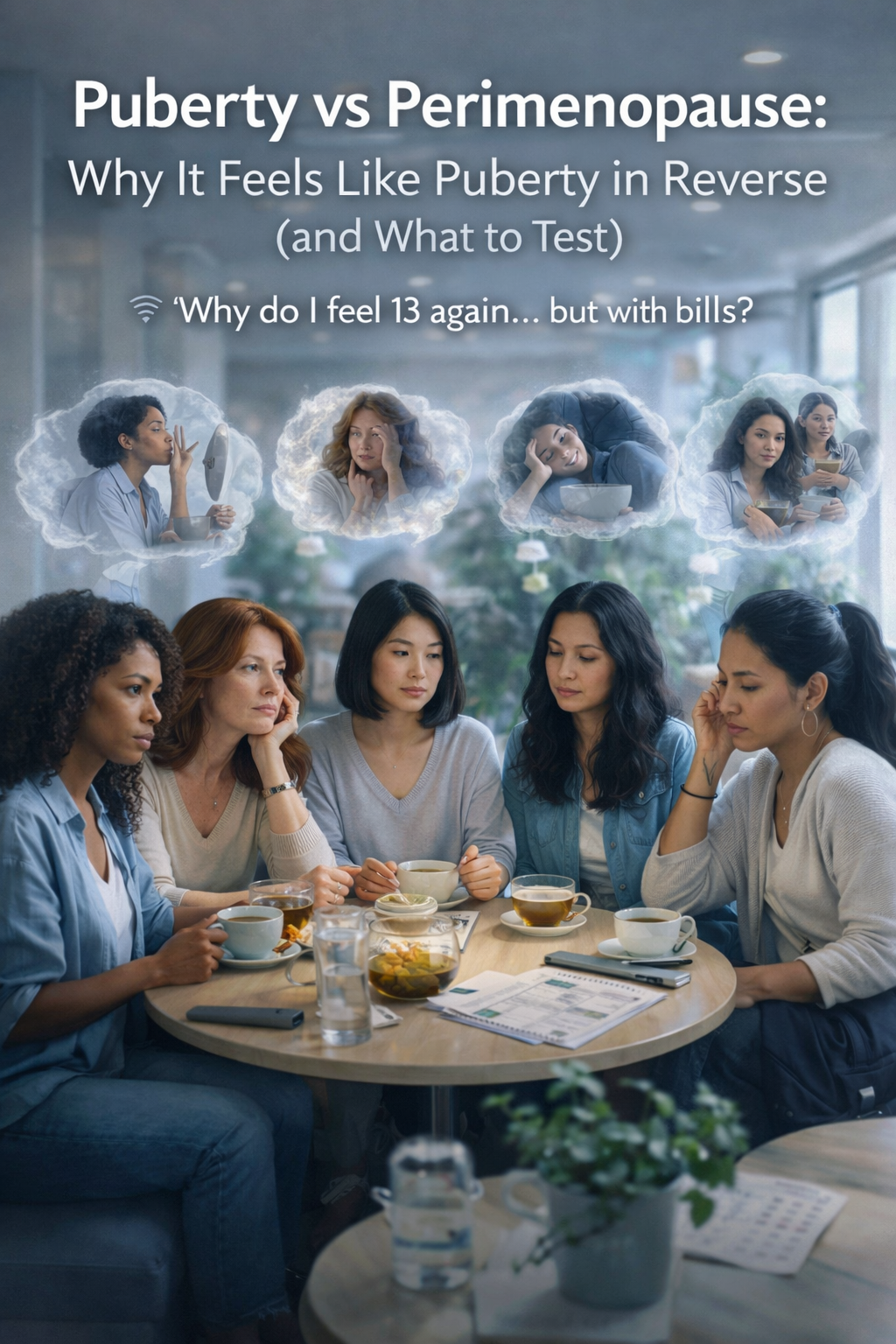 Puberty vs Perimenopause: Why It Feels Like Puberty in Reverse (and What to Test)