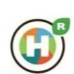 Colorful circular logo with the letters 'H' and 'R' within the design.