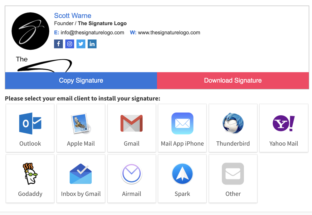 Email Signature Service Shydog Creative