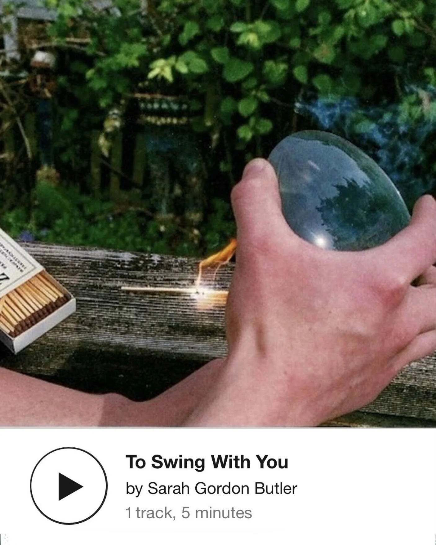 In honor of Bandcamp Friday. Here’s the first song I made back in 2020, with words from 2017, revisited in 2025. Feeling inspired by the romance & the simplicity. Thanks for listening 🤍 
Photo of Derek from 2013, who always knew how to pu