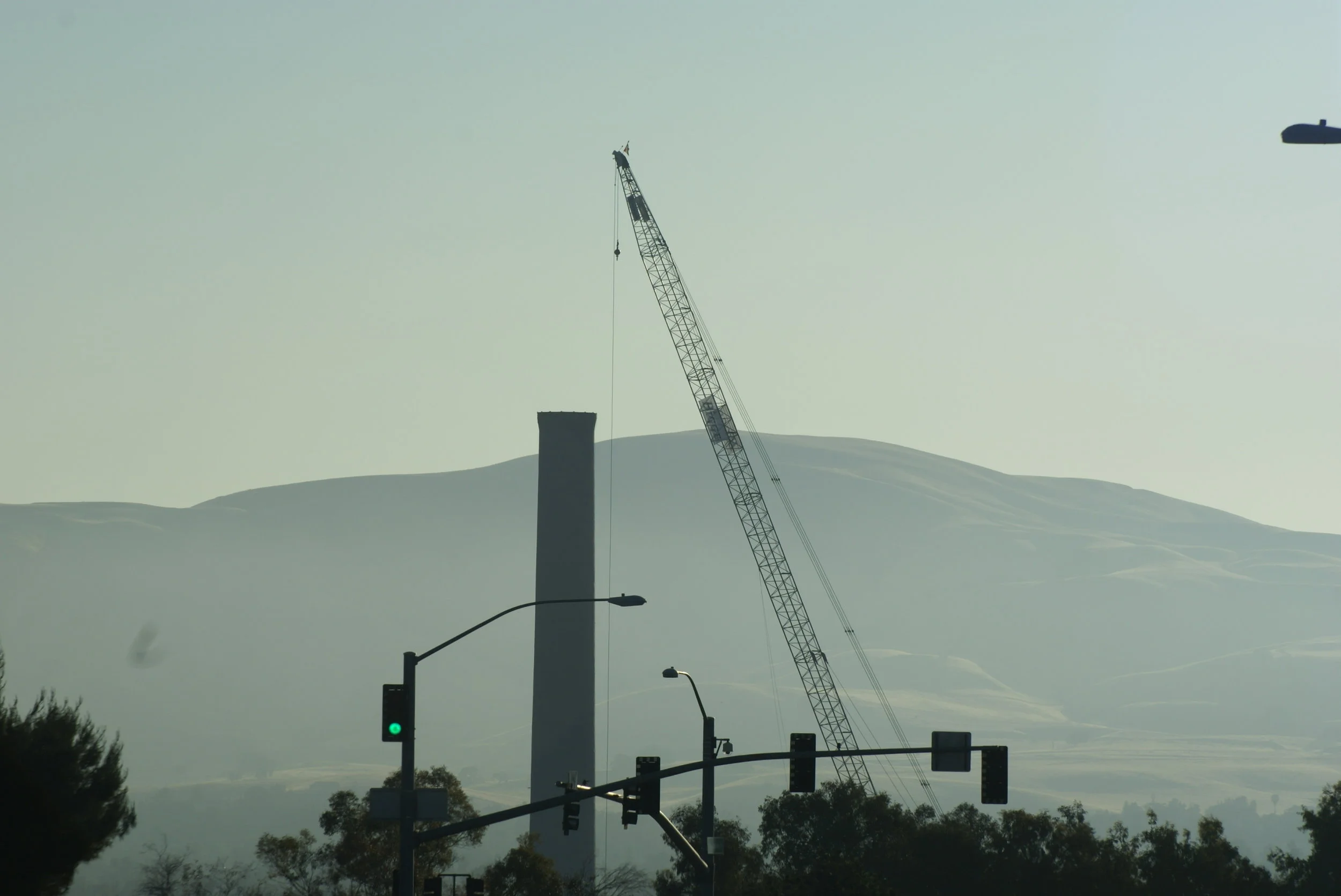 Cowell Smokestack Demolition