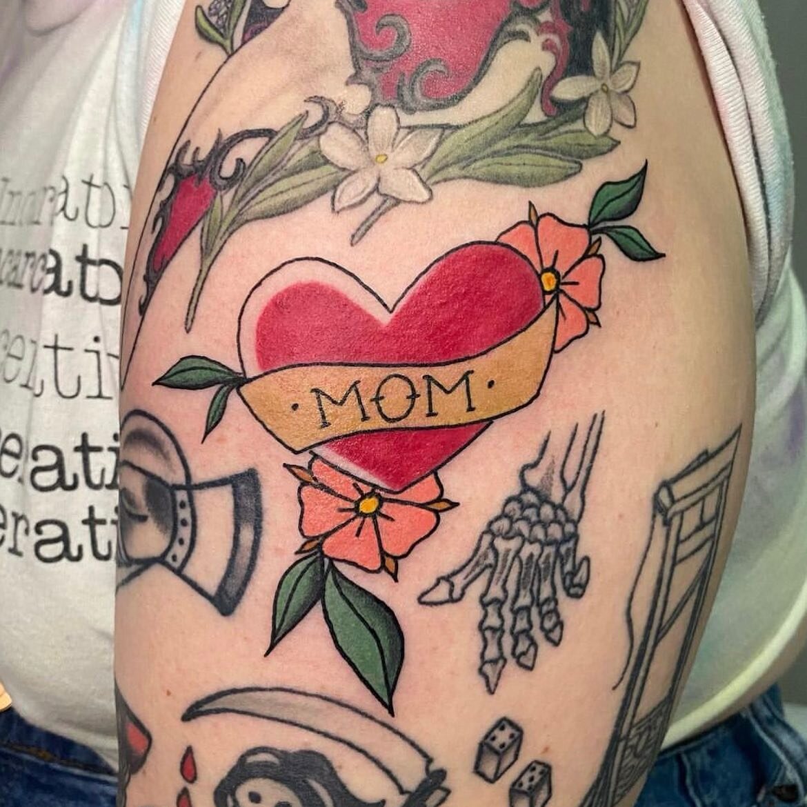 Nothing says &ldquo;Happy Mother&rsquo;s Day!&rdquo; like some beautiful tattoos dedicated to them! Send a message to @tattoosbyanastasia and she&rsquo;ll gladly schedule you in!! ❤️
💙
💜
💛
#mothersday #momtattoo #mom #mothersdaygift #tattoos #tatt