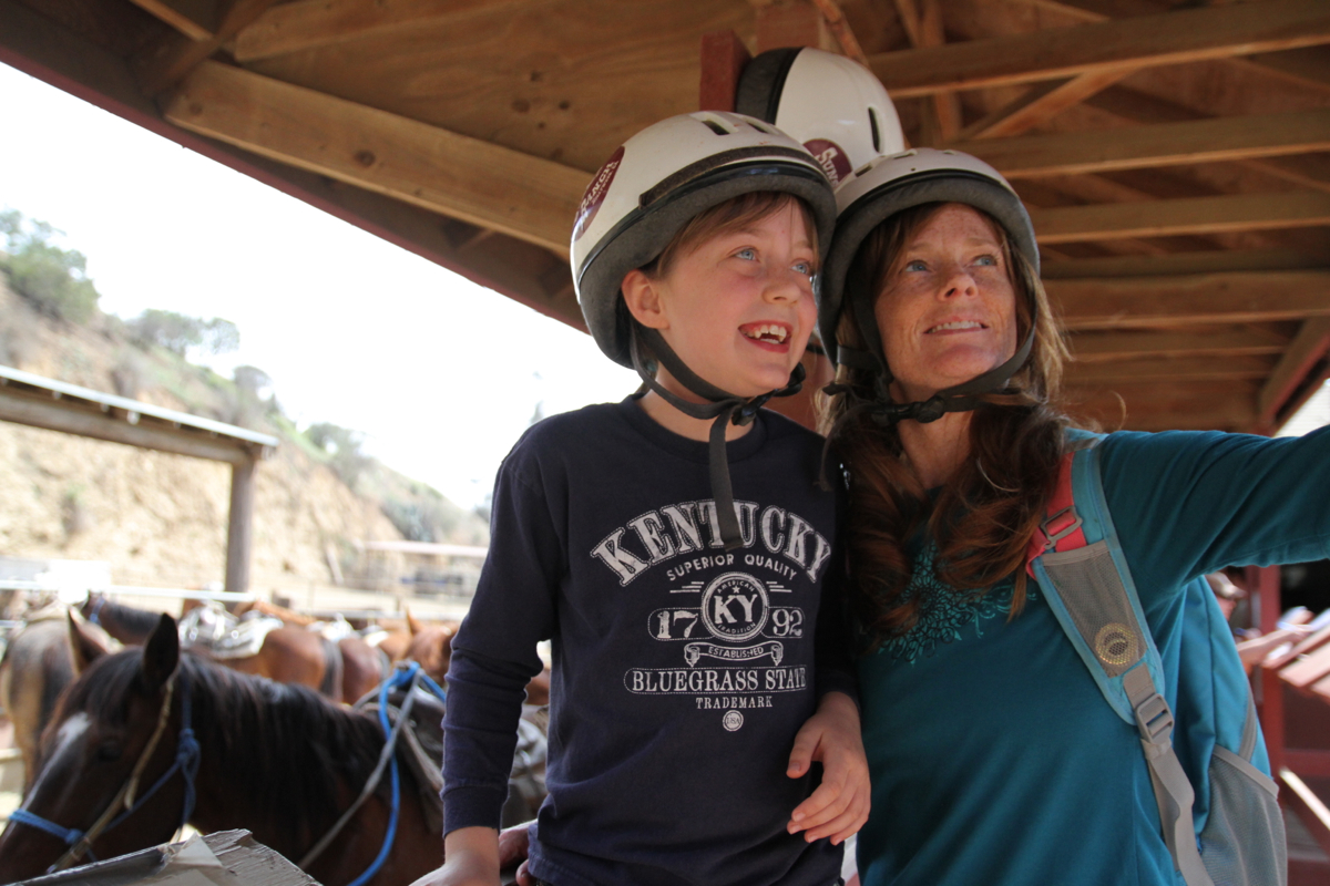 Parker and her mom, Terri, take a selfie