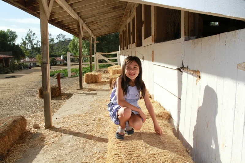 The horse stables at Leo Carrillo Ranch