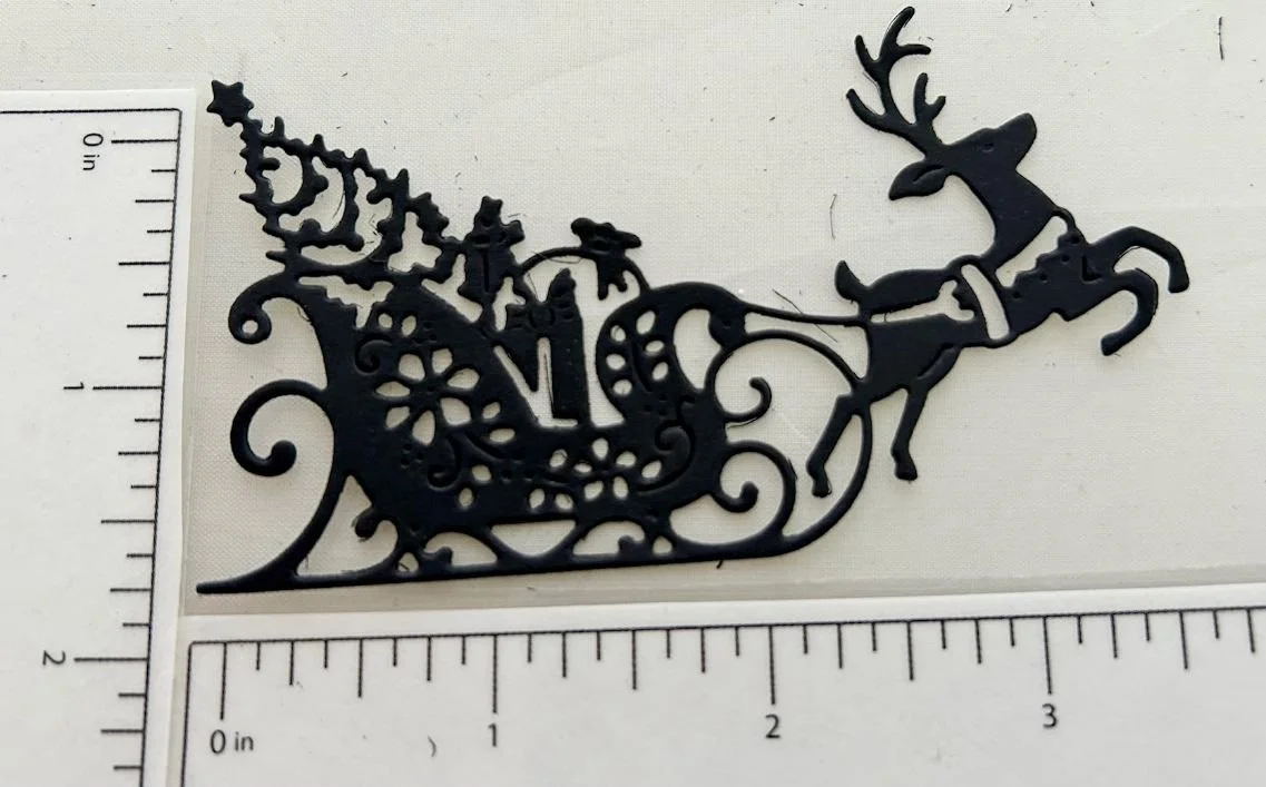 Elegant Poinsettia Sleigh