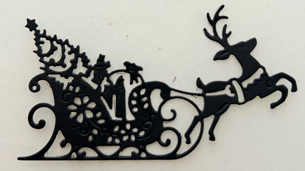 Elegant Poinsettia Sleigh