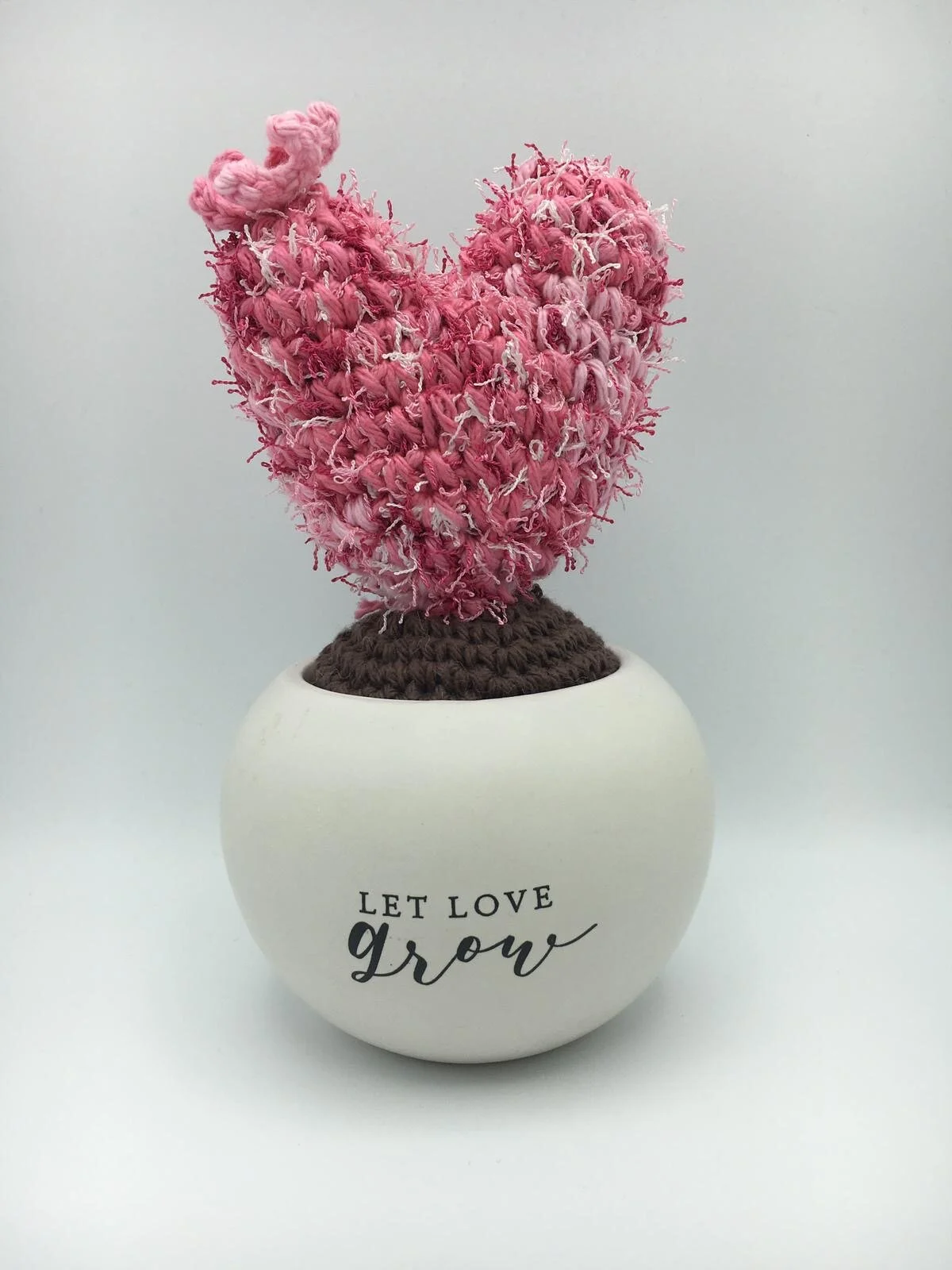 let love grow heart cactus (pink)
