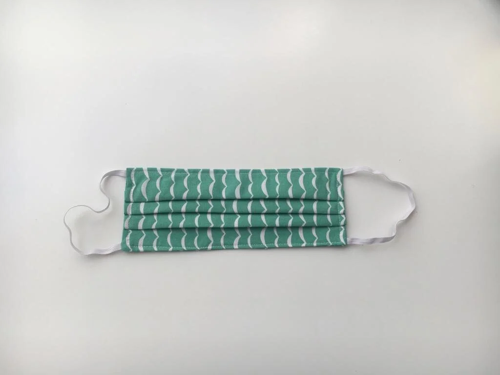 adult: green wave masks