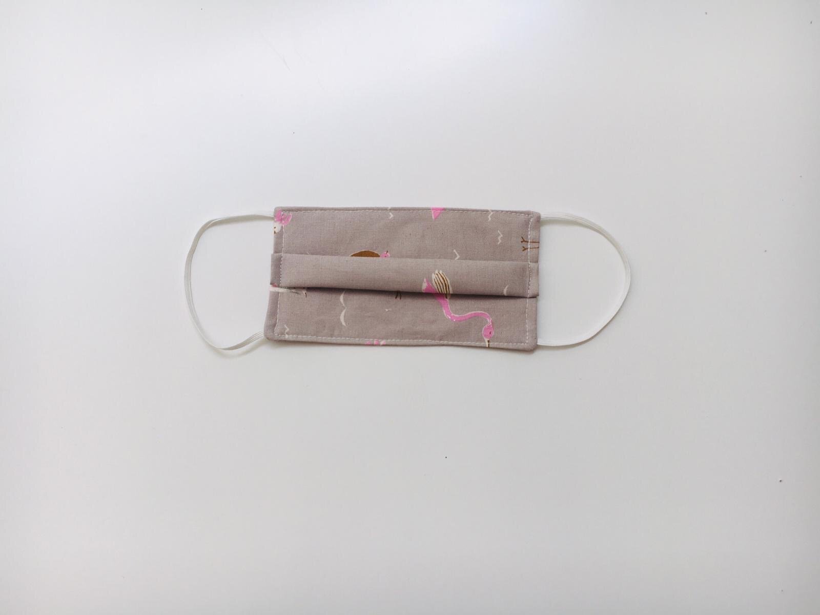 toddler: grey bird masks