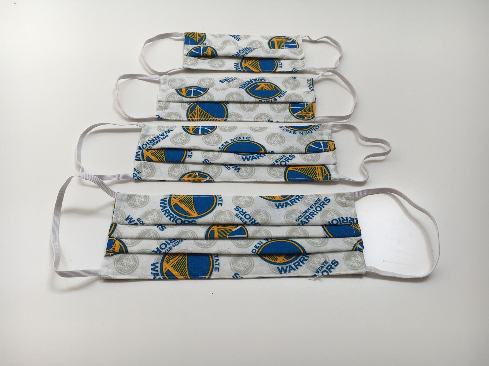 warriors (white): choose your size!