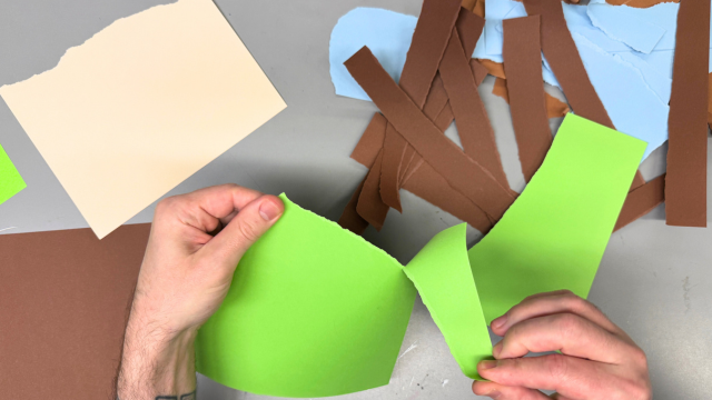 The Unexpected Stress Relief of Ripping Paper- An Art Therapist's Tip