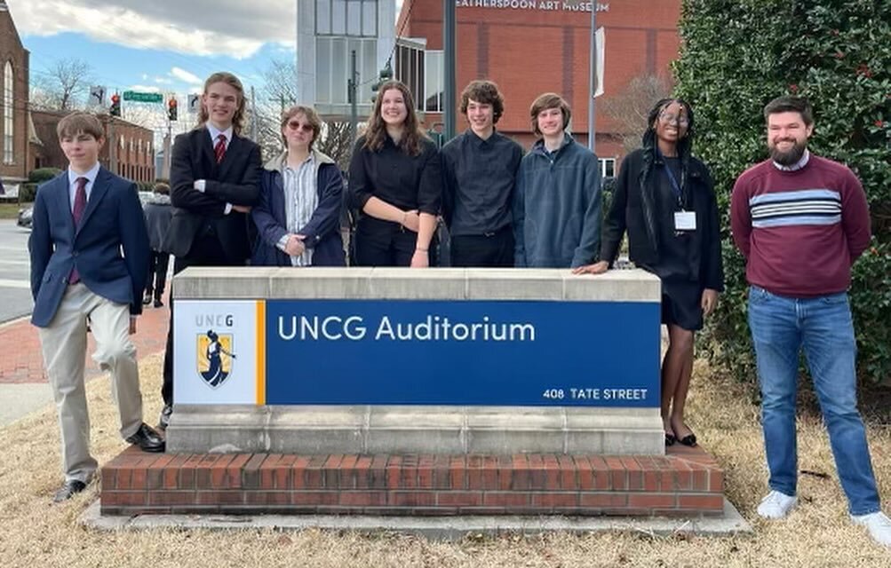 Huge congrats to those who got to participate in the UNCG Carolina Band Festival! You guys did great!