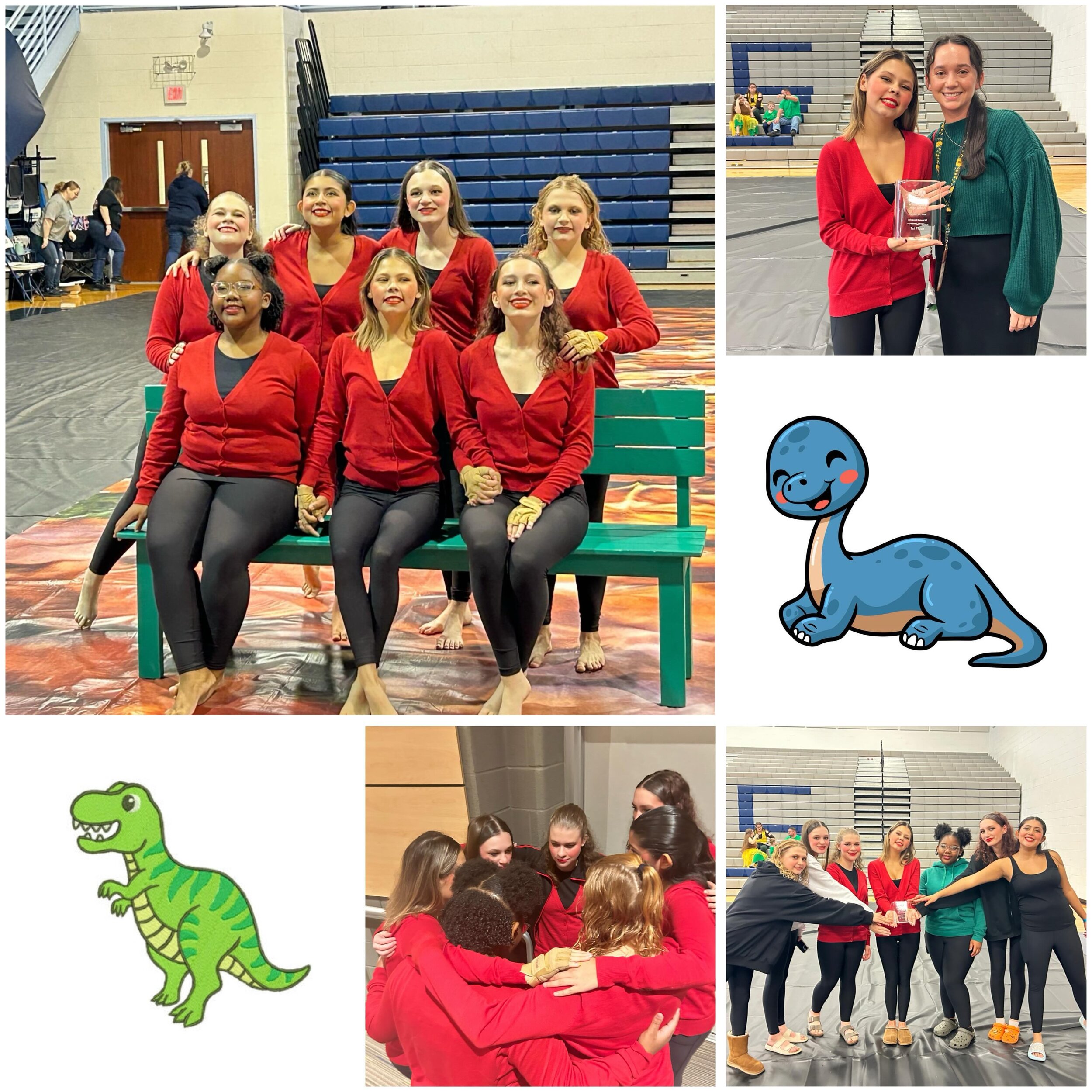 Hello from the Sanderson Winter Guard! 
We are announcing DINOGRAMS, if you would like to support the Sanderson Winter Guard I hope you will make a 5 dollar donation to write a sweet message and a cute toy dino for the guard to be given at the AIA Ch