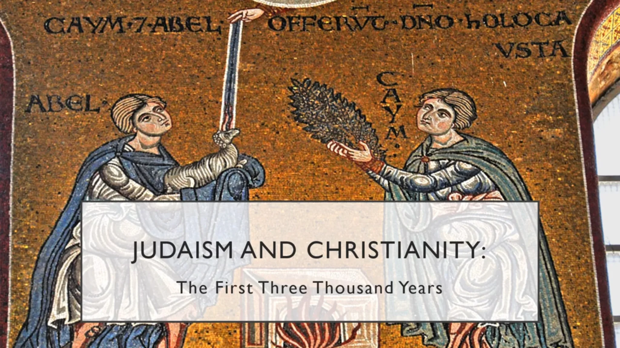 Judaism and Christianity