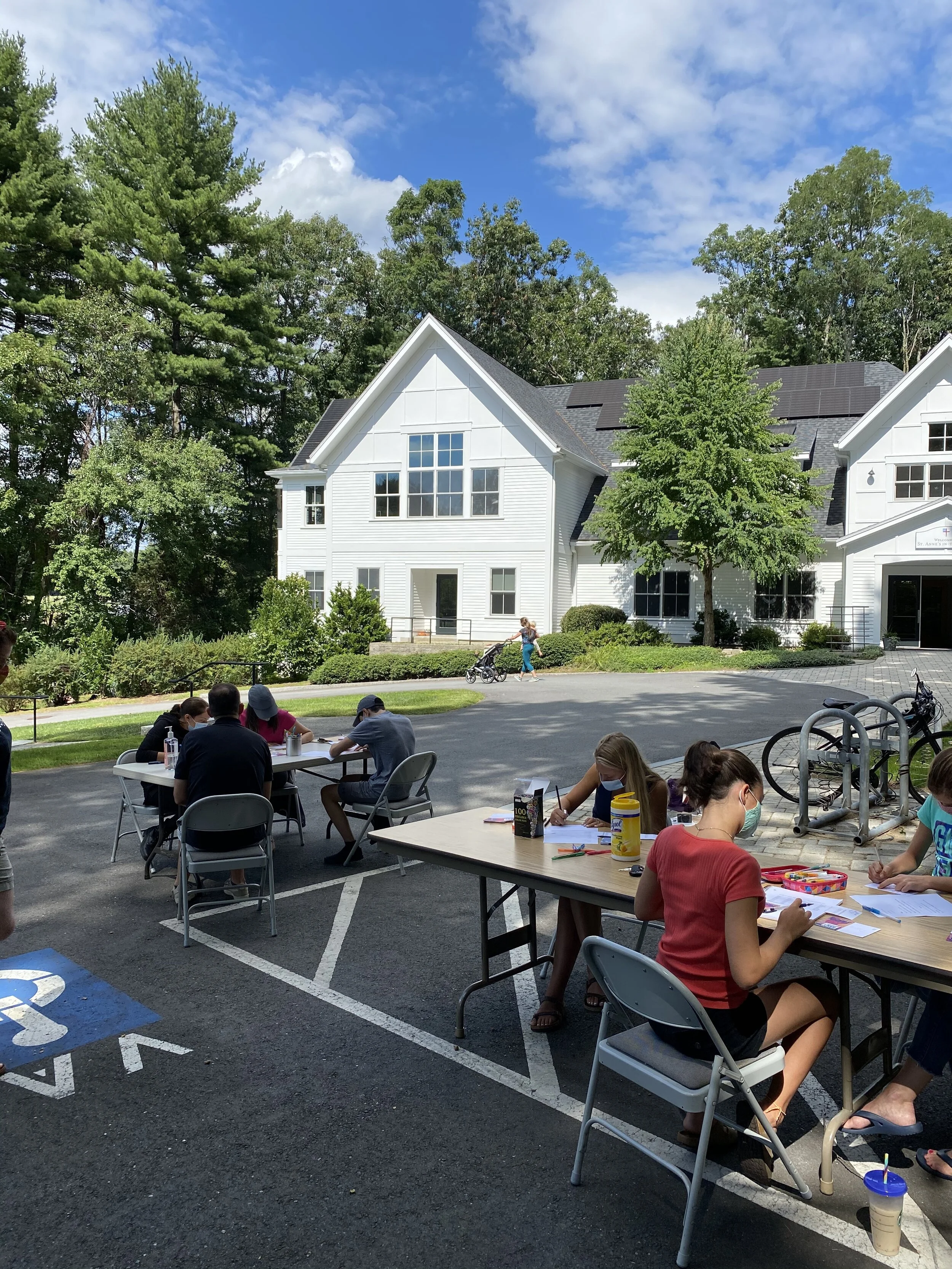 On Sunday, September 6, St. Anne’s teens and parents gathered outside to advocate for voting rights. Jesus Project teacher, Tricia Crockett offered a brief overview of the history of voting in the U.S. and then the group wrote a hundred postcards to…