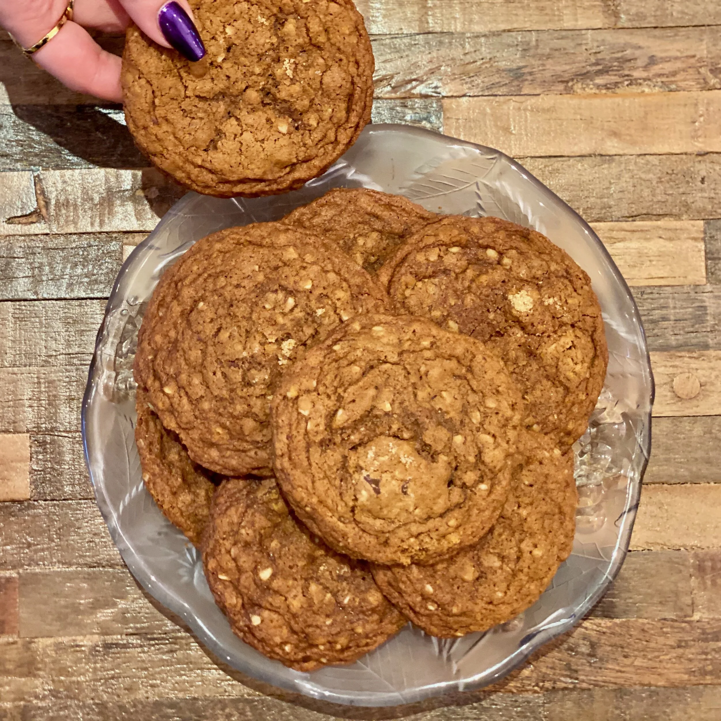 Oatmeal Molasses Cookies - (Gluten Free)