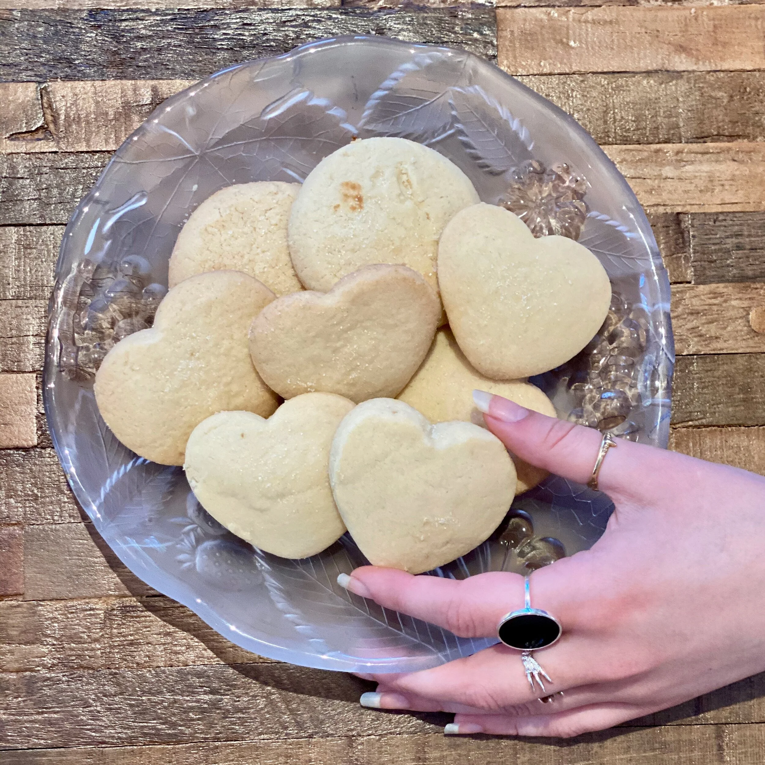Easy Shortbread Cookies - (Gluten Free)