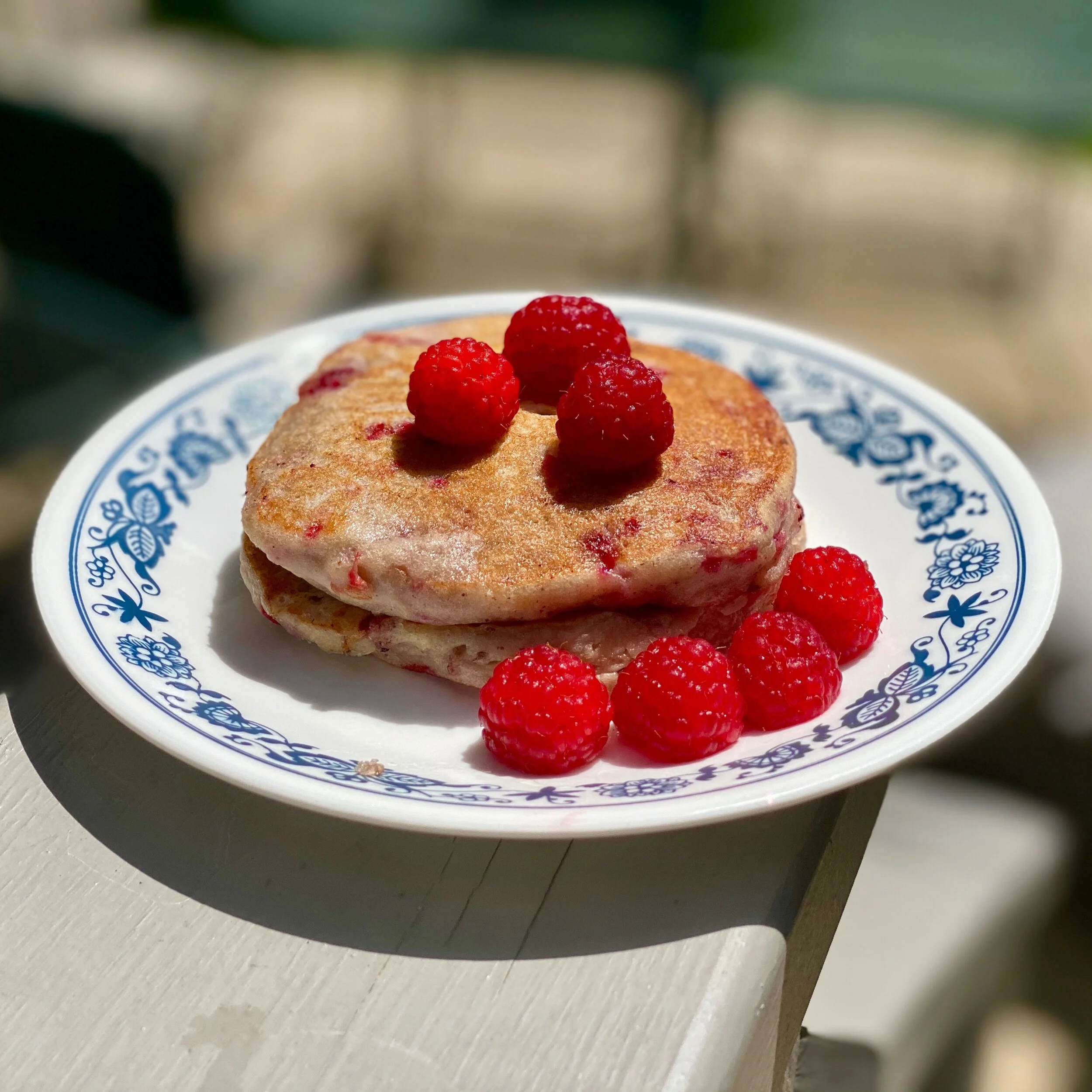 Raspberry Pancakes Recipe - (Gluten Free)