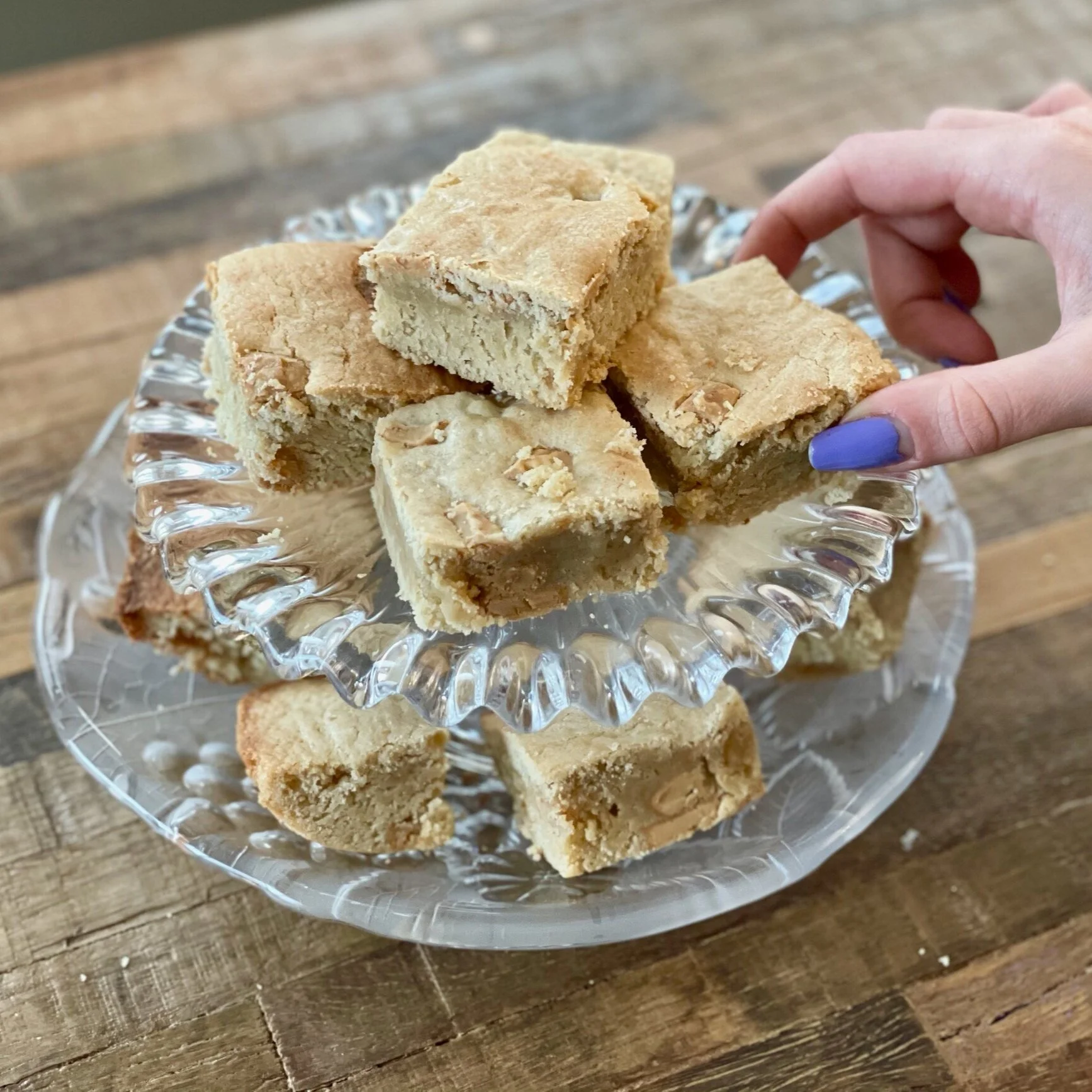 The Best Blondies Recipe - (Gluten Free)