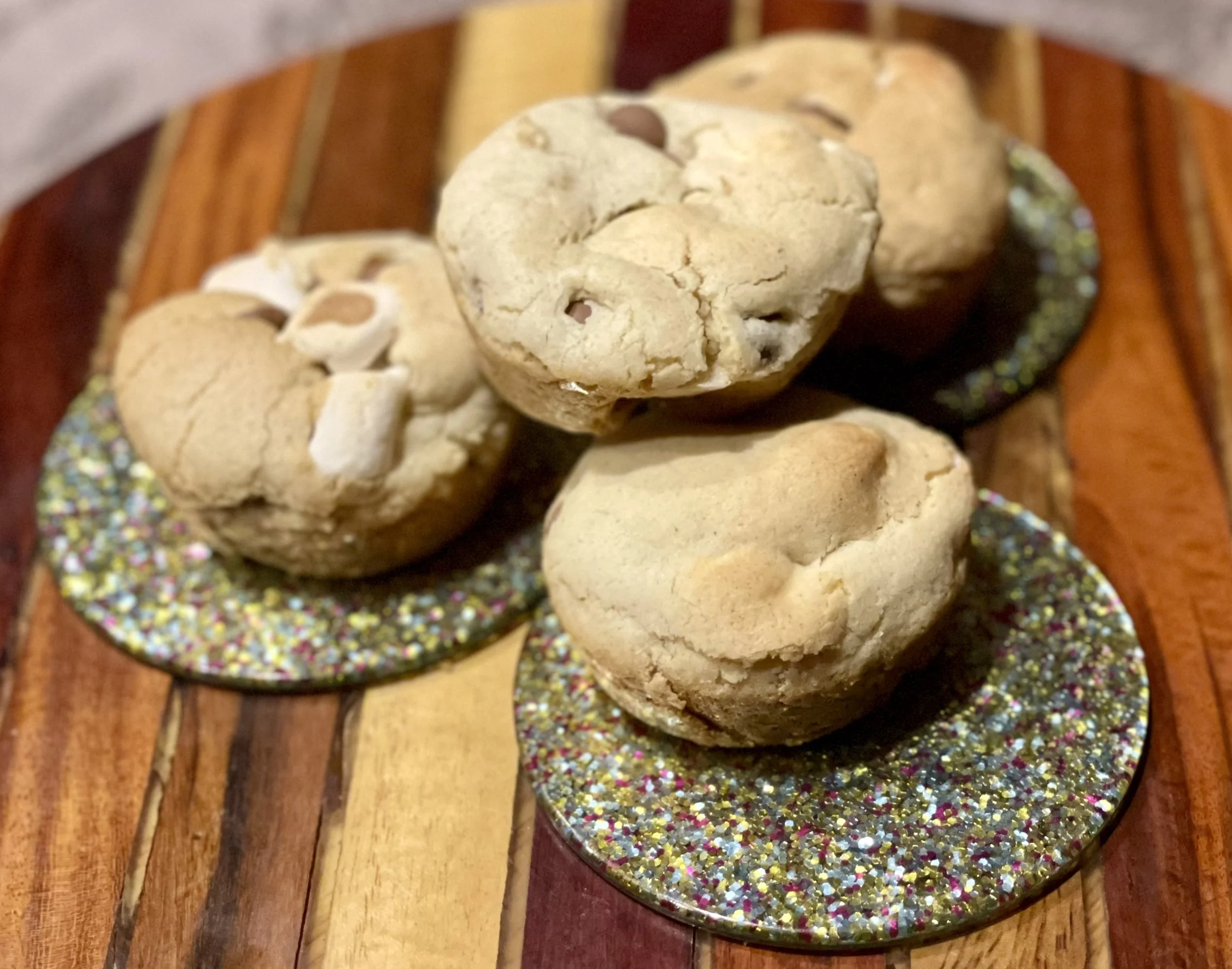 Thick and Chunky Chocolate Marshmallow Cookie Recipe (Gluten Free)