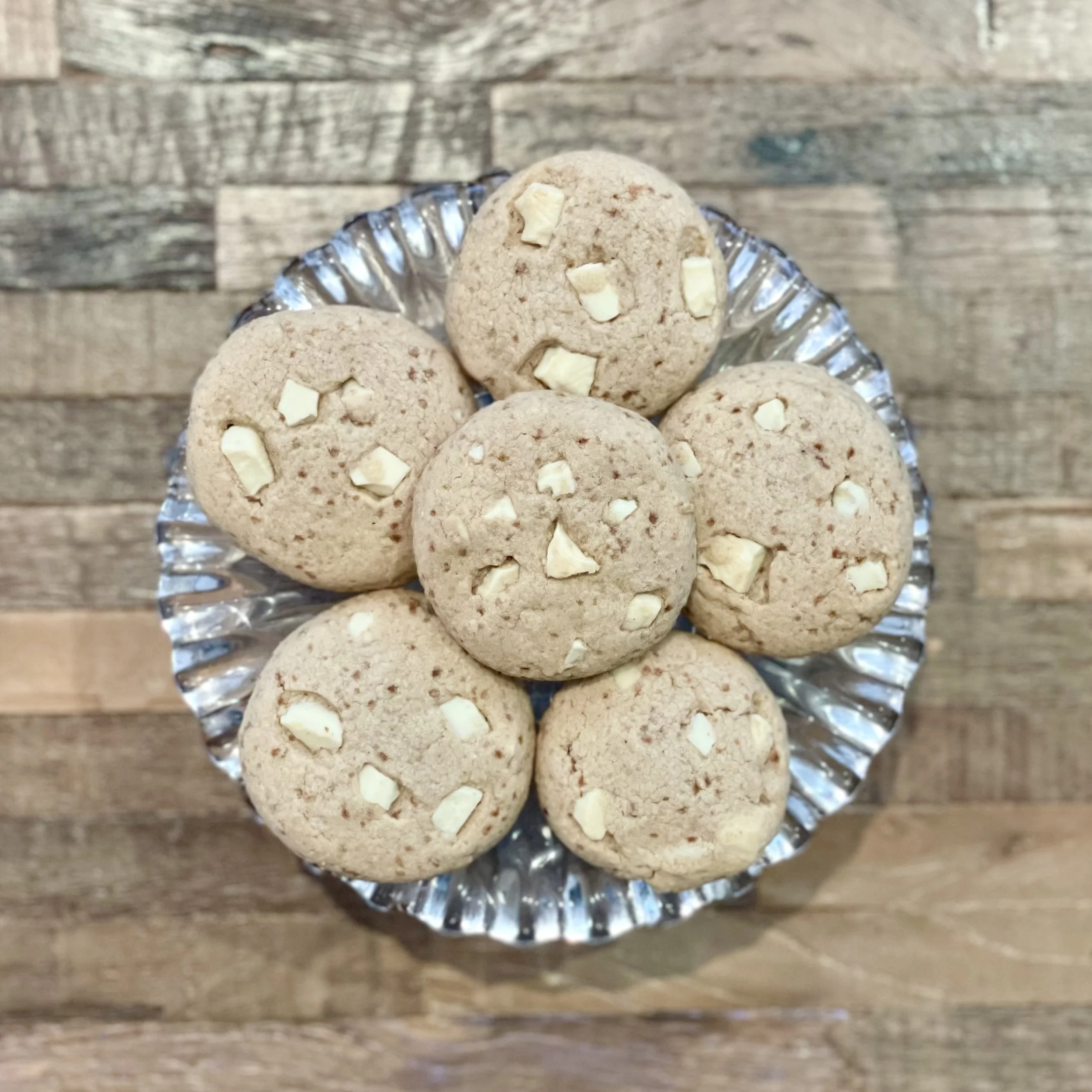 Coconut White Chocolate Chip Cookies (Gluten Free)